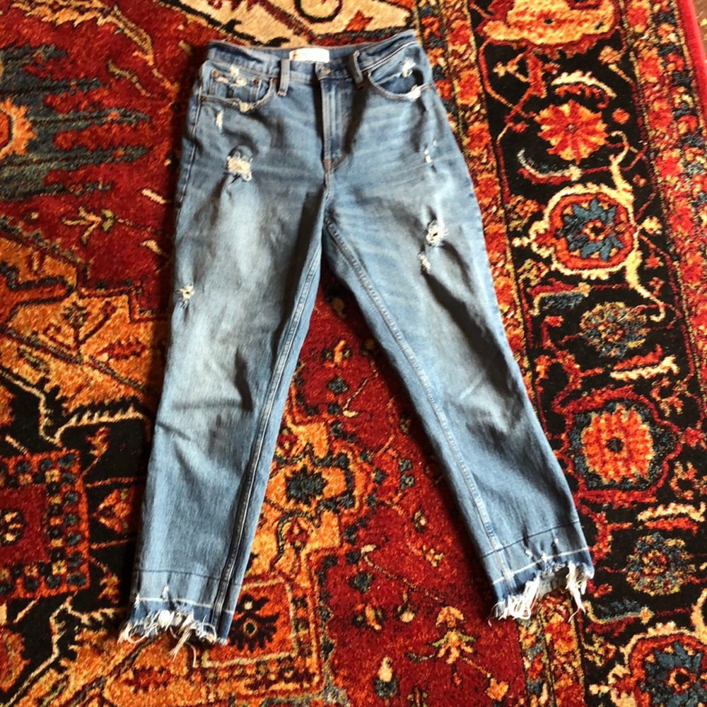 Abercrombie and Fitch Mom Jeans